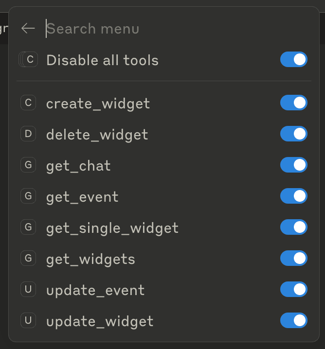Enable MCP Tools